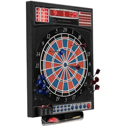 Karella Dartscheibe Dartautomat Karella Premium Silver für bis zu 16 Spieler mit Turniermass