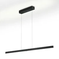 Knapstein Linn 1-flg. 128 cm eckig Schwarz