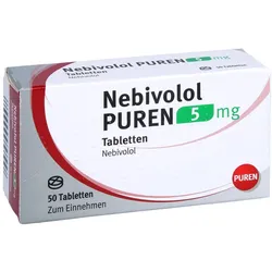 Nebivolol Puren 5 mg Tabletten 50 St