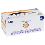 Gies Kerzen Teelichter 140 St. weiß Ø 48 mm