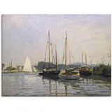 ARTland »Segelboote in Argenteuil. Gegen 1872/73«, Boote & Schiffe, (1 St.), auf Keilrahmen gespannt