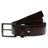 DIGEL Herrengürtel Leder braun 100 cm