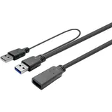 Vivolink PROUSB3AAF3C USB Kabel USB 3.2 Gen 1 (3.1 Gen 1) Schwarz