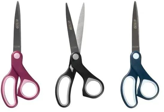 Herlitz 8740102 Büro- & Bastelschere Universal Gerader Schnitt Mehrfarbig
