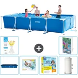 Rechteckiger Frame Pool - 450x220x84 Cm - 7-teilig  S135