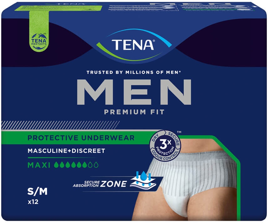 TENA MEN Premium Fit Pants Maxi S/M, 48 Stück