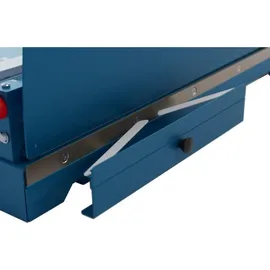 DAHLE 517 Hebel-Schneidemaschine mit manueller Bügelpressung (550 mm bis DIN A3, Schnitthöhe 3,5 mm, Metalltisch) Blau