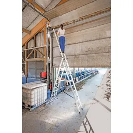 Günzburger Aluminium-Mehrzweckleiter 3 x 11 Sprossen (11109)