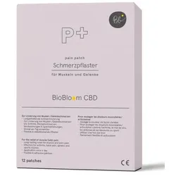 BioBloom Schmerzpflaster mit CBD - pain patch Pflaster 12 St