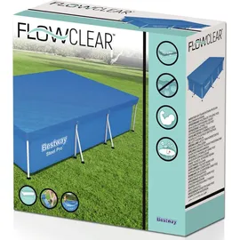 BESTWAY Flowclear Abdeckplane für Frame Pool 300 x 201 cm 58106