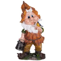 BIRENDY Zwerg Mit Giesskanne Gartenzwerg 55cm Gartenfigur Dekozwerg