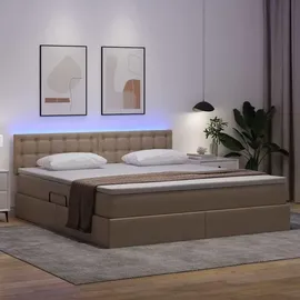 vidaXL Bett mit Stauraum 180 x 200 cm Braun