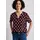 STREET ONE Kurzarmbluse mit allover Punkteprint Rot 38