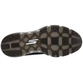 SKECHERS Herren Pro 6 wasserdichter Golfschuh Schwarz/Grau ohne Spikes 45.5 EU