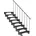 DOLLE Außentreppe Gardentop 144-176 cm Aluminium