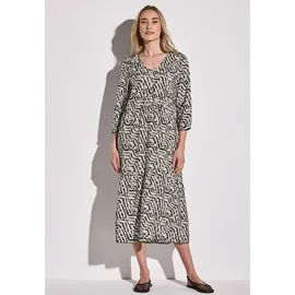 STREET ONE Midikleid Grafisch Beige 42