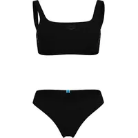 Arena Damen Badeanzug WOMENS TEAM STRIPE BIKINI, BLACK, M