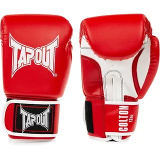 TapouT Boxhandschuhe aus Kunstleder (1Paar) Colton Kunstleder-boxhandschuhe - Red / White - 8 Oz