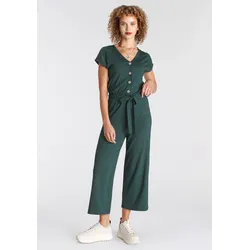 Culotte-Overall, mit Knopfleiste, Gr. 42 - N-Gr, dunkelgrün, , 55290735-42 N-Gr