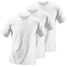 H.I.S. H.I.S T-Shirt Packung, 3 Stk. aus Baumwolle perfekt als Unterziehshirt, Gr. 4/S, weiß, , 235754-4