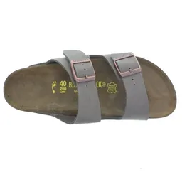Birkenstock Arizona Birko-Flor Nubuk schmal stone 46