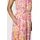 Ragwear Blusenkleid Sommerkleid Sanai Print Pink/rosa XXL