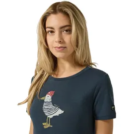 super.natural Damen Johnny T-Shirt (Größe S, blau)