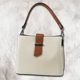 toscanto Leder Schultertasche Toscanto Tasche beige, natur ca. 25cm | Gr.: onesize
