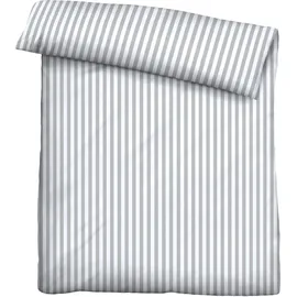 Castell 0070731 Längsstreifen Grau 155 x 220 cm + 80 x 80 cm