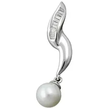 GALLAY Perlenanhänger Silber 34x8mm