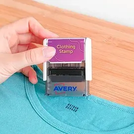 Avery Zweckform Textilstempel selbstfärbend wasserfest Schwarz 1 St.