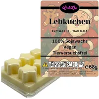 WonderWax Duftwachs WonderWax® Duftwachs Weihnachten 6 Sterne, (Lebkuchen), Duftrichtung: Lebkuchen