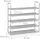 Relaxdays Schuhregal 87 x 90,5 x 29,5 cm grau / grau