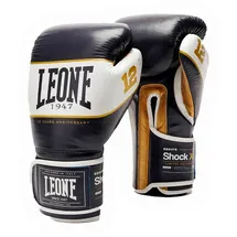 Leone1947 Shock X Kunstleder-boxhandschuhe - Blue - 14 oz