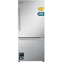 Cecotec Bolero CoolMarket Combi FD 499 Kühl-Gefrierkombination (499 l, 1780 mm hoch, Silber)