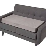 Homescapes Sofa-Auflage 100 x 50 cm Grau