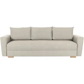 Home Affaire 3-Sitzer HOME AFFAIRE "MAGHERA 230 cm - OTTO. Verlässliche Qualität.", beige (creme), B:230cm H:79cm T:92,5cm, 100% Polyester, Sofas, Schlafsofa, Bettkasten, pflegeleicht