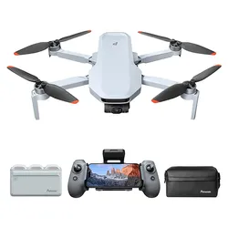 POTENSIC Atom 2 Fly More Combo Drohne, Grau