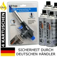 TronicXL Grillanzünder 4x Gas Gaskartusche Gasbehälter Gasbehältnis Set Kaminanzünder Kohleanzünder Ofenanzünder Feueranzünder