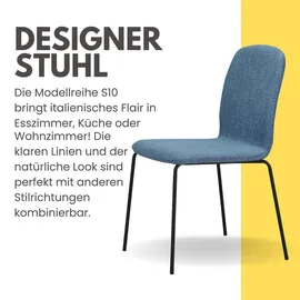 Albatros Esszimmerstuhl Enna Blau 4er-Set