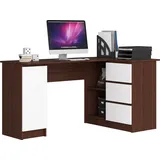 akord furniture factory AKORD B20 rechts Wenge Front Weiß B155 x H77 x T85 cm