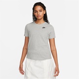 Nike Sportswear Club Essentials Damen-T-Shirt - Schwarz,Grau - XL