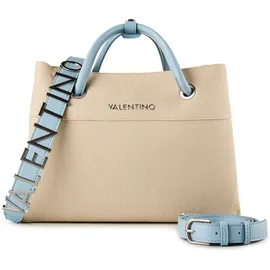 Valentino Alexia Summer Shopper Polyurethan Beige/Blue