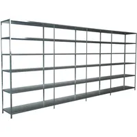 SCHULTE Regalwelt Schulte Steck-Grund-/Anbauregale 230 cm x 400 cm x 50 cm Verzinkt