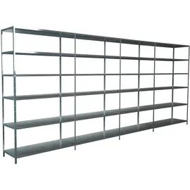SCHULTE Regalwelt Schulte Steck-Grund-/Anbauregale 230 cm x 400 cm x 50 cm Verzinkt