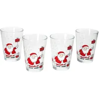 Ritzenhoff & Breker 4er Set Santa Family Winter Weihnachtsgläser