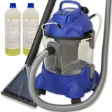 Albatros Waschsauger Polster + Teppich HYDRO 7500 inkl. 2l Shampoo - 4in1 Nass Trockensauger 1200 Watt 20l Volumen 16 kPa Saugleistung - Polsterreiniger