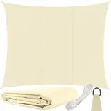 gardlov 23144 Sonnensegel 4x3 m beige - Beige