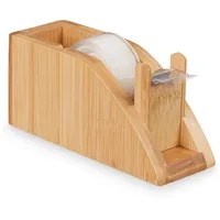 Relaxdays Tischabroller Bambus 1 St.