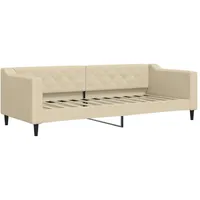 VidaXL Tagesbett Creme 80x200 cm Stoff